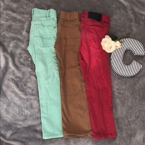 5 pairs EUC boys. Gap/H&M/Peek/Crew Cuts